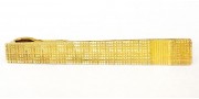 Pince à cravate plaqué or laminé 1970