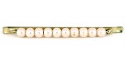 Pince à cravate ornée de 10 petites perles